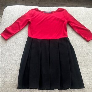 Polo by Ralph Lauren Red and Black girls Dress
